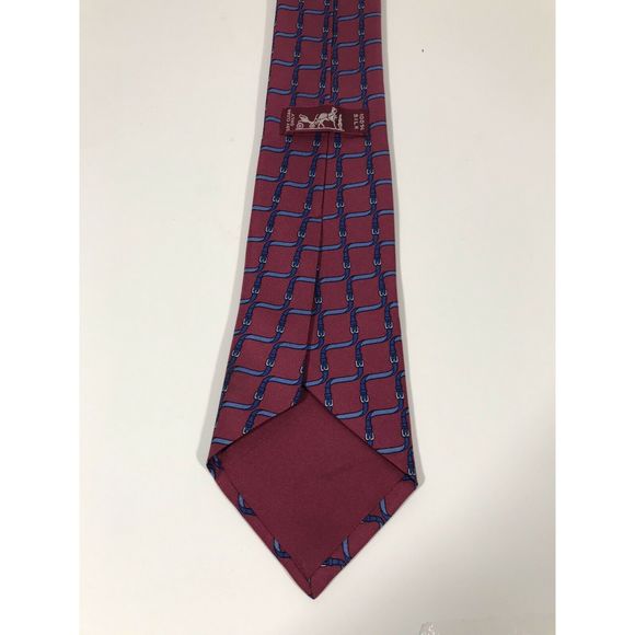Hermes Paris 7009 TA Neck Tie Made in France - Picture 3 of 7